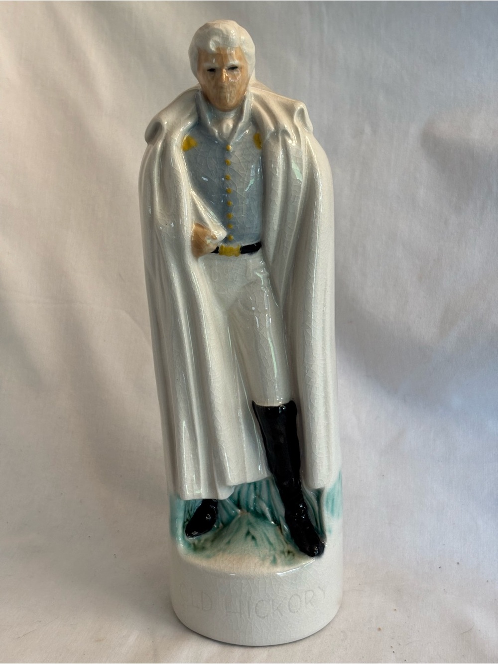 Vintage Decanter ~ OLD HICKORY ~ "Andrew Jackson" ~ 11-1/4 inches tall